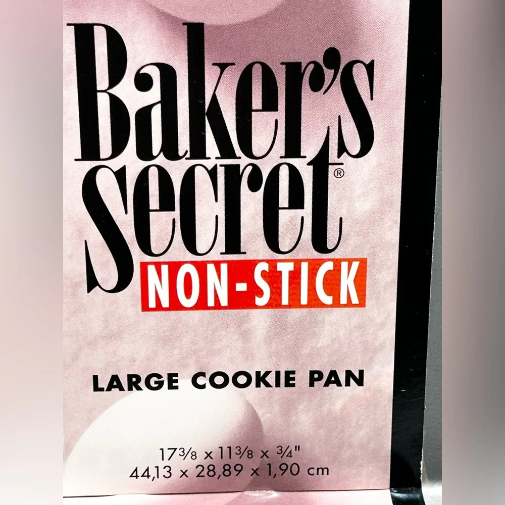 2 NEW EKCO Baker's Secret Rectangle Large Cookie Pans 17 3/8 X 11 3/8 X 3/4